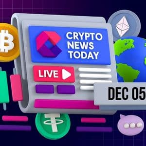 [LIVE] Crypto News Today: Latest Updates for Dec. 05, 2025 – Bitcoin Trades Below $93K as PayFi and DeFi Lead Market Declines