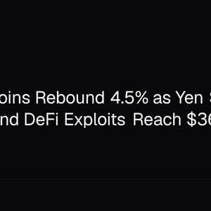 Privacy Coins Rebound 4.5% as Yen Shorts Hit $11B and DeFi Exploits Reach $36.7M